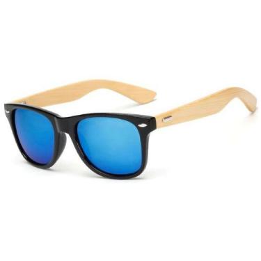 Imagem de Óculos De Sol De Madeira Proteção Uv400 Com Case E Flanela - MORRIÓLLI