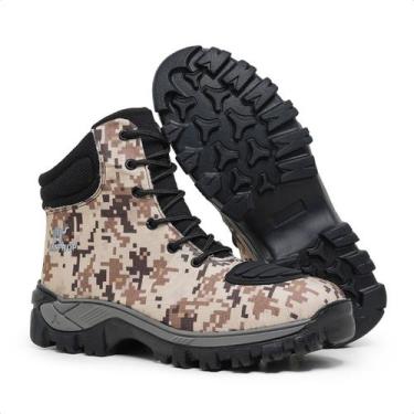 Imagem de Bota Coturno Adventure Masculino Cano Médio Reforçada Cna Trop com Pro