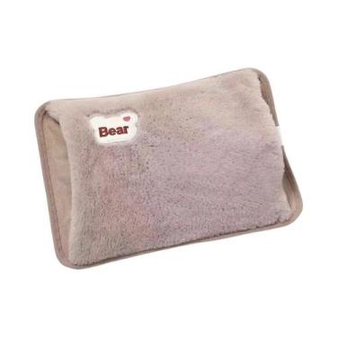 Imagem de Bolsa De Água Quente Elétrica Reutilizável De Pelúcia Com Plugue EU Pa