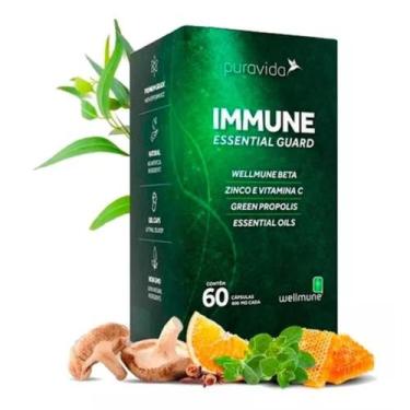 Imagem de Immune Essential Guard Puravida, Zinco Vit. C Própolis 60cps Sem Sabor