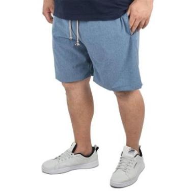 Imagem de Short elastano Mescla Tactel Extra Grande Plus Size praia-Masculino