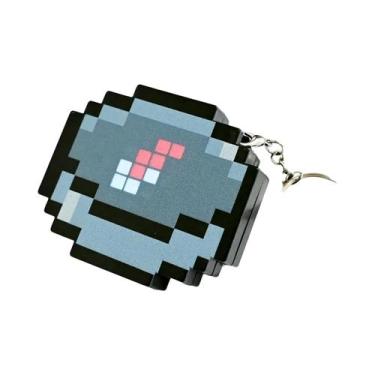 Imagem de Bússola Pixel Recarregável Para Crianças, Chaveiro De Desenho Animado,