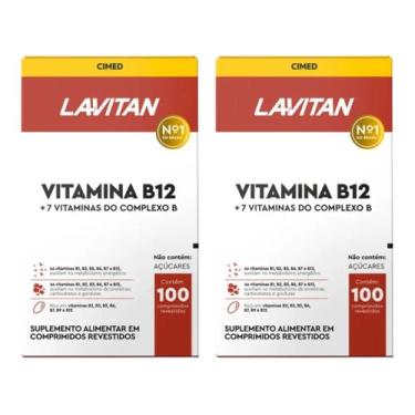 Imagem de Kit 2 Lavitan Vitamina B12 Complexo B 100 Comprimidos - Cimed