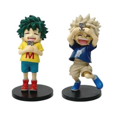 Imagem de Bonecos De Ação Da Minha Academia De Heróis: Izuku Midoriya E Katsuki 