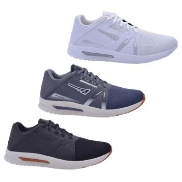 Imagem de Kit 3 Pares Tênis Masculino Esportivo FXB Academia Conforto-Masculino