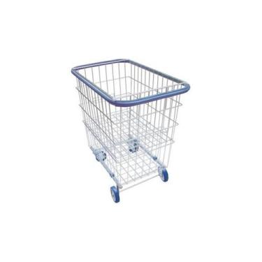 Imagem de Carrinho Para Condomínio 215 Litros Com 2 Rodas Giratórias - PREMIUM
