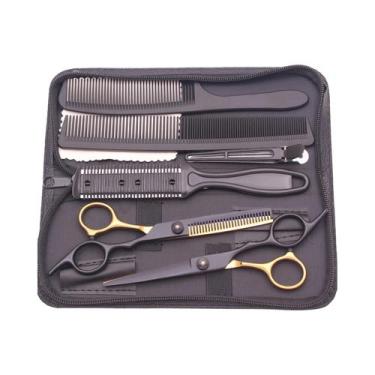 Imagem de Conjunto De Tesouras Profissionais De Cabeleireiro De 6 Polegadas Para