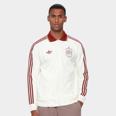 Imagem de Jaqueta Seleção Espanha Away 2026 Hino Adidas Originals Masculina, Bra