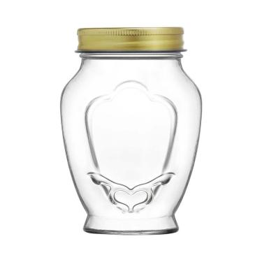 Imagem de Pote de Vidro Laura Incolor 370ml