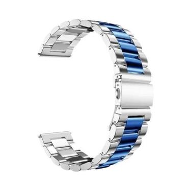 Imagem de Pulseira De Aço Inoxidável Para Samsung Galaxy Watch 20mm 22mm, Bracel