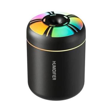 Imagem de Umidificador De Ar Portátil De 180ML Com Difusor De Aromaterapia E Luz