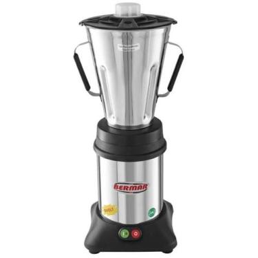 Imagem de Liquidificador Industrial Baixa Rotação 4L Inox Bermar Bivolt, Bivolt