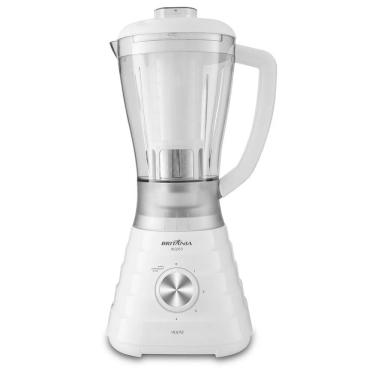 Imagem de Liquidificador Britânia White Lux 900W 2.4L Base Antiderrapante 4 Velocidades Branco 220V