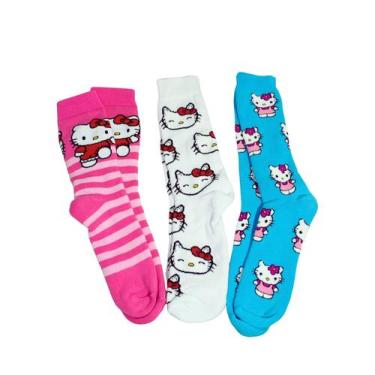 Imagem de Kit 3 Pares Meias Divertidas Personagens Adulto Juvenil - GAC VARIEDAD