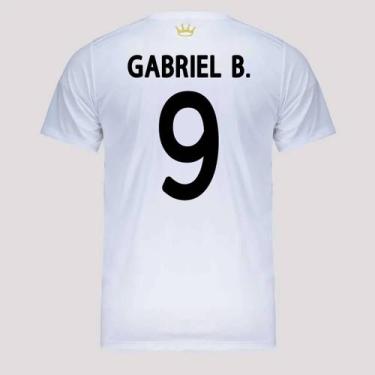 Imagem de Camisa Santos Logo Juvenil Branca 9 Gabriel B - Surf Center, 16 ANOS