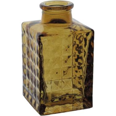 Imagem de VASO DECORATIVO ENFEITE PLANTA GARRAFA VIDRO 9x5x5cm MARROM