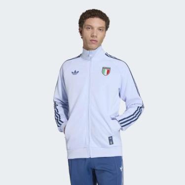 Imagem de Jaqueta Seleção Itália 2026 Adidas Originals Masculina, Azul, P