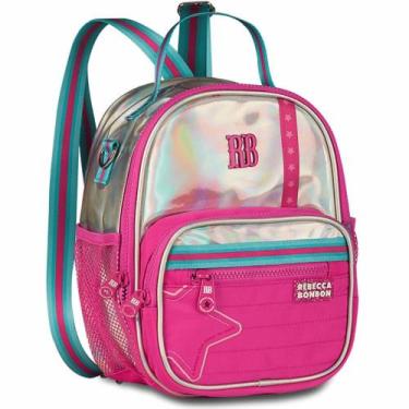 Imagem de Lancheira Térmica Rebecca Bonbon Holo Shine 10 - RB27022 - ROSA - CLIO