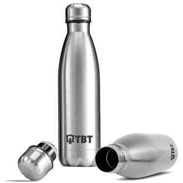 Imagem de Garrafa Térmica 500ml Bebidas Quentes E Frias Aço Inox Prateado - The 