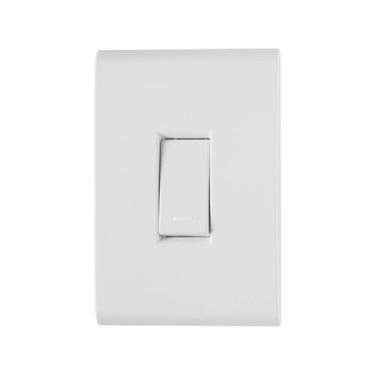 Imagem de Interruptor com 1 tecla 10a liz - tramontina, Branco, 1