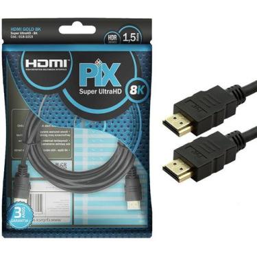 Imagem de Cabo HDMI 3 Metros 2.1 8K ULTRA HD 3D 19 Pinos CHIP SCE 018-1030