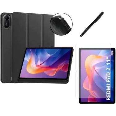 Imagem de Kit Para Xiaomi Redmi Pad 2 2025 Kit Completo Capa Case Tablet + Pelíc