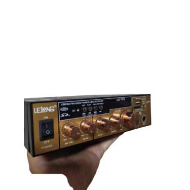 Imagem de amplificador de som, bluetooth, fm, usb, bivolt LELONG LE 705