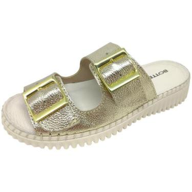 Imagem de Chinelo Feminino Estilo Casual Elegante Moderna  Bottero, Dourado, 35