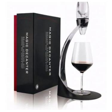 Imagem de Magic Decantador Luxo Aerador De Vinho Com Torre Suporte - Lapis e Cor