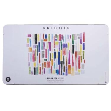 Imagem de Lápis de Cor Aquarelável Artools Aquarell com 60 Cores