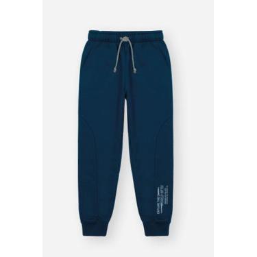 Imagem de Calça Jogger Infantil Menino Cool Boys Marinho Divertto - Diverto, Azu
