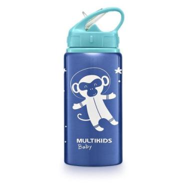 Imagem de Garrafinha de alumínio Multikids Refresh azul 500ml