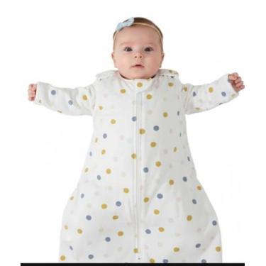 Imagem de Saco de dormir inverno bebê manga longa P dupla face - Malubaby