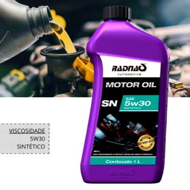 Imagem de Óleo 5w30 Lubrificante Sintético 1 Litro Radnaq