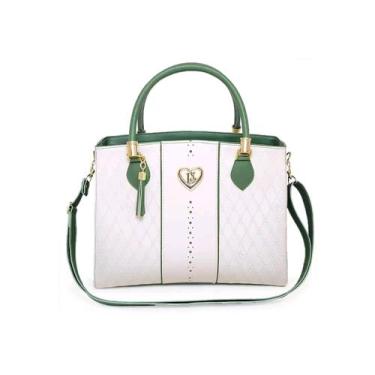 Imagem de Bolsa feminina transversal grande de lado - Cleusa modinhas 