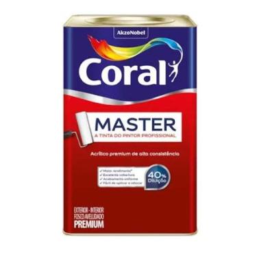 Imagem de Tinta Acrilica Master Premium 18lt - Branca - Coral - CORAL - AKZONOBE