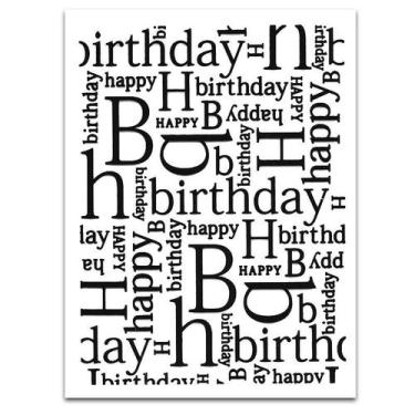 Imagem de Placa de Emboss AM 10x15 - Happy Birthday - Art & Montagem