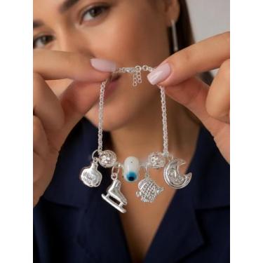 Imagem de Pulseira Estilo Pandora Folheada a Prata REF 500003 - Shekináh Joias ,