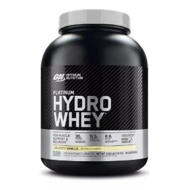 Imagem de Hydro Whey Platinum Optimum Nutrition 1,6kg 40 doses, Velocity Vanilla