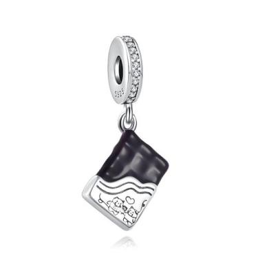 Imagem de Berloque I LOVE CHOCOLATE em Prata S925 para pulseiras modelo Pandora 