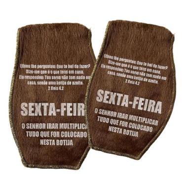 Imagem de Saquitel de Veludo Botija de Azeite 2 Reis 42 SextaFeira 25 unidades