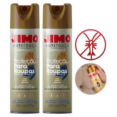 Imagem de 2 Anti Traça Jimo 300ml Repele Pode Aplicar Nas Roupas 300ml