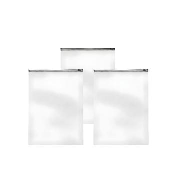 Imagem de Saco Zip Slider 25x35cm P/ Roupas Transparente Fosco 50 Un