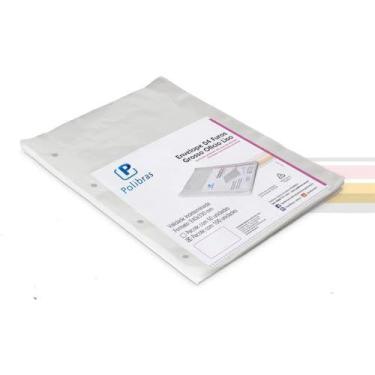 Imagem de Envelope Plastico Oficio 4Furos Grosso 0,15Mm - POLIBRAS