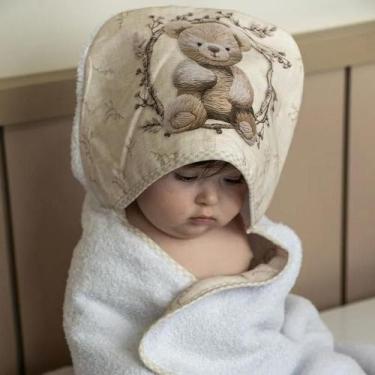Imagem de TOALHA FELPA BABY JOY FÁBULA BEGE - 67cm x 90cm - 100% Algodão - INCOM