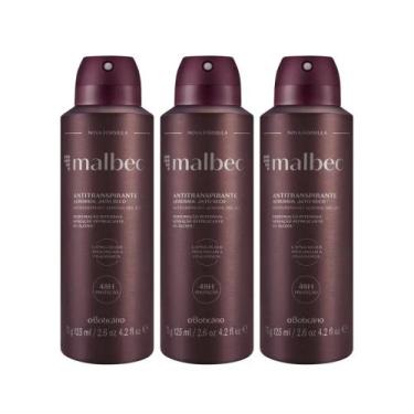 Imagem de Combo Desodorante Malbec (3 unidades) - Corpo e banho