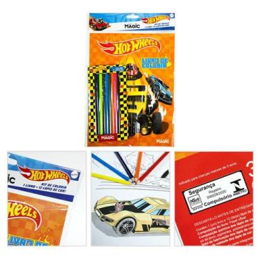 Imagem de Livro - Hot Wheels - Livro de colorir
