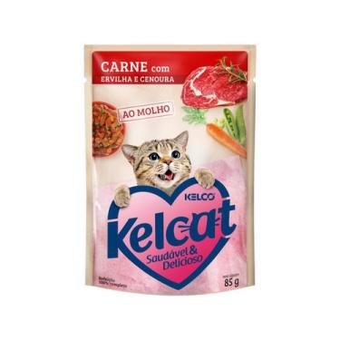 Imagem de Ração Úmida Keldog Carne com Ervilha e Cenoura 85g