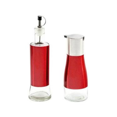 Imagem de Galheteiro Hauskraft 2 Peças Vermelho, Vermelho