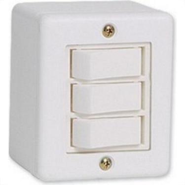 Imagem de Sistema Box Ilumi 3 Simples 6A. Branco - 6319